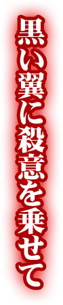 黒い翼に殺意を乗せて