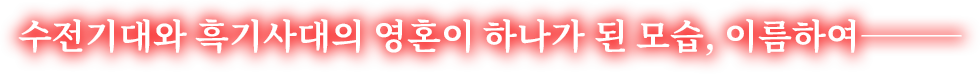 수전기대와 흑기사대의 영혼이 하나가 된 모습, 이름하여―――