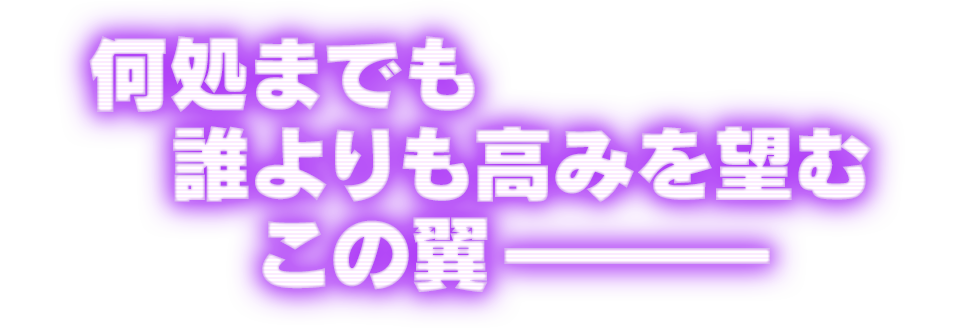 何処までも誰よりも高みを望むこの翼