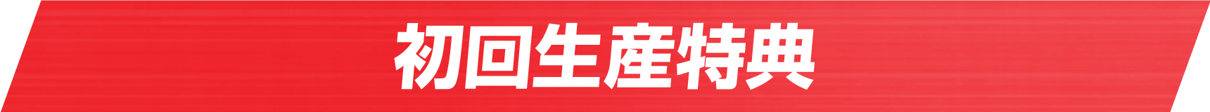 初回生産特典